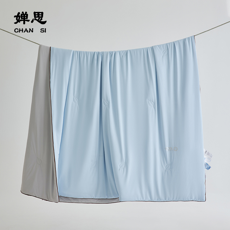 婵思 双拼凉感莱赛尔夏被 婴儿兰高清大图