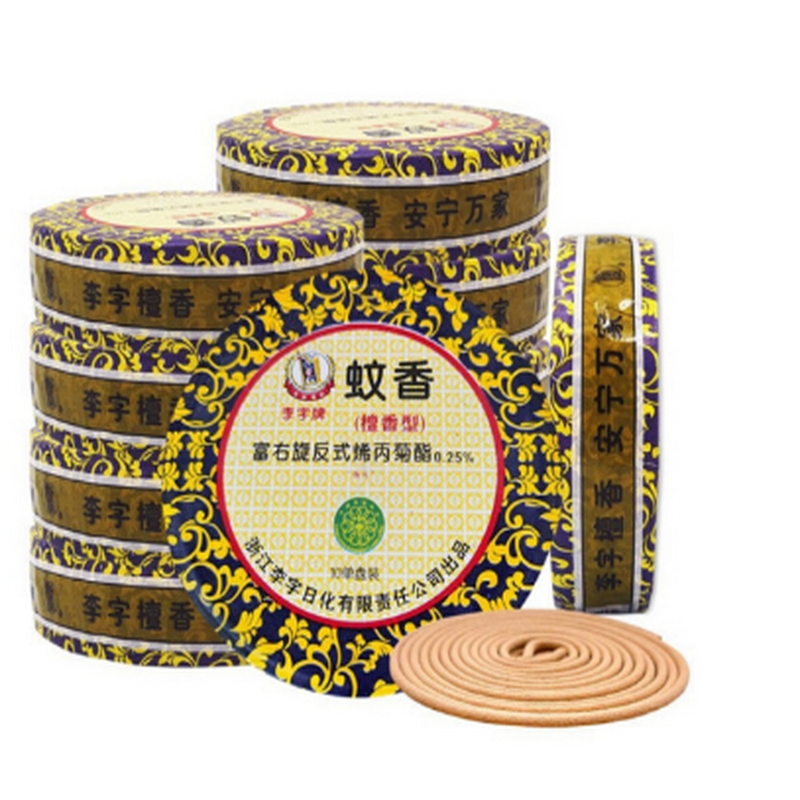 李字 檀香盘香熏香 家用客厅卧室香薰 10盒/包 新