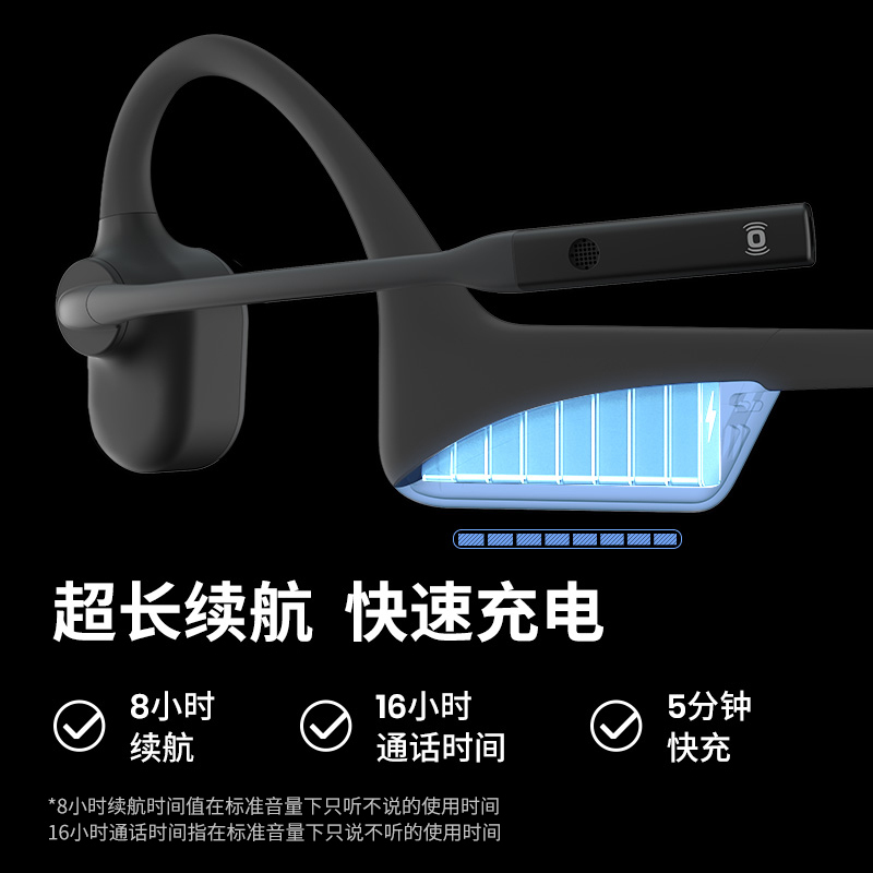韶音 Shokz OpenComm C102骨传导蓝牙专业通讯耳机 商务话务办公教育学习培训网课耳麦