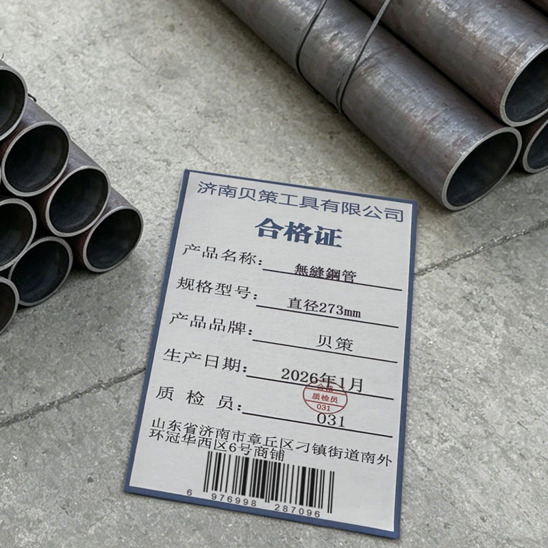 贝策 無縫鋼管 直径273mm 千克高清大图