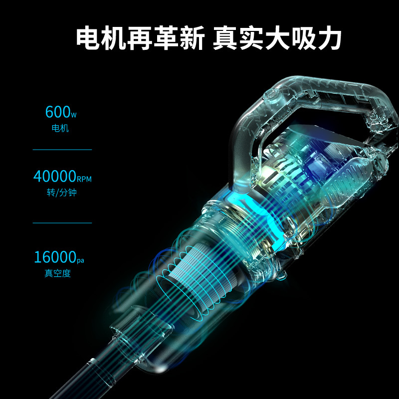 志高有线吸尘器家用手持式便携小型大功率大吸力强力迷你除螨吸尘机ZG-CR618高清大图