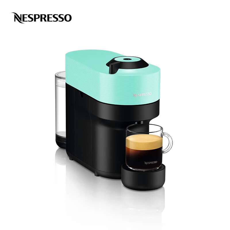 Nespresso奈斯派索胶囊式咖啡机小型家用全自动商用离心力萃取宛如手冲大容量水箱意式进口多杯量选择 POP不焦绿