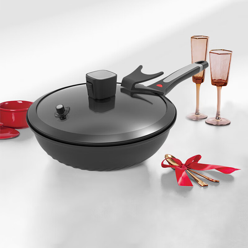 MAXIM’S DE PARIS马克西姆贝里Baie28cm多功能温感不粘微压锅ART39高清大图