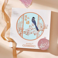 曼诗丽 MANSLY 落花闭月 唯美国美 彩妆套装气垫浮口红正品故宫联名化妆品礼盒全套组合