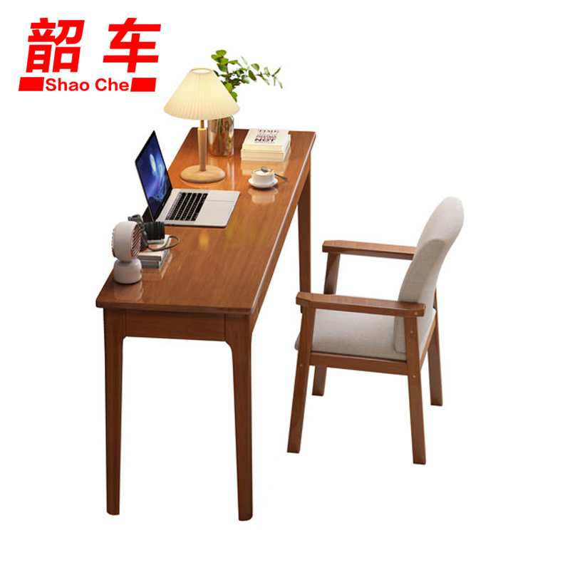 韶车办公桌书桌1.2m+普金椅套高清大图