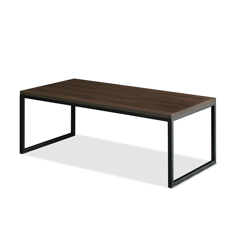 迈亚办公会客茶几现代简约泡茶桌老板经理室接待茶桌长茶几 深木纹色