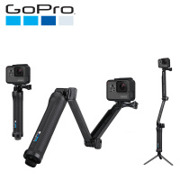 GoPro 3-Way(三向)手柄摇臂或三脚角架自拍杆 黑色 运动摄像机配件云台