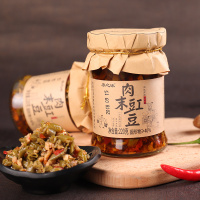 农之味下饭酱220g*2瓶装 肉末豇豆+剁椒牛肉酱 辣椒酱火锅蘸料 香辣酱料厨房调味品 拌饭拌面调味料