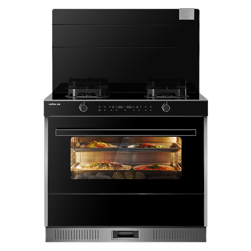 entive亿田蒸箱集成灶jjztq96zp2天然气视频