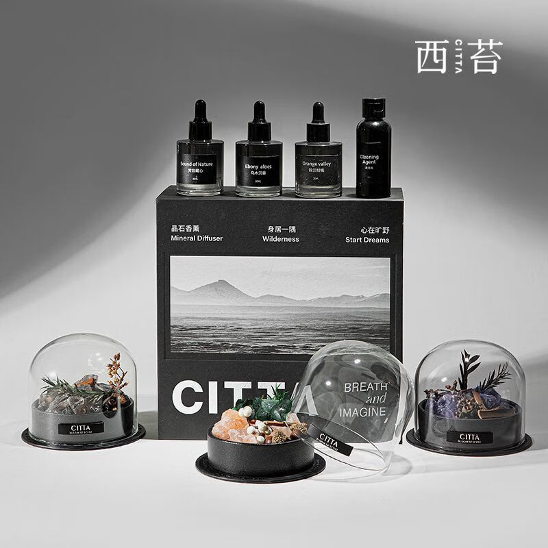 CITTA 香薰 旷野秘境PRO版晶石香薰卧室生日礼物送礼七夕礼物 紫色-乌木沉香升级版 旷野秘境升级版紫-乌木沉香高清大图