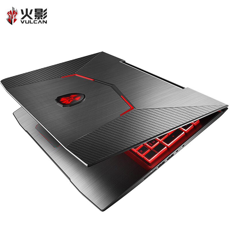 火影(vulcan)地狱火X6 15.6英寸游戏本学生笔记本电脑(酷睿I7-8750H 8GB 128GB+1TB GTX1060 6G RGB键盘)