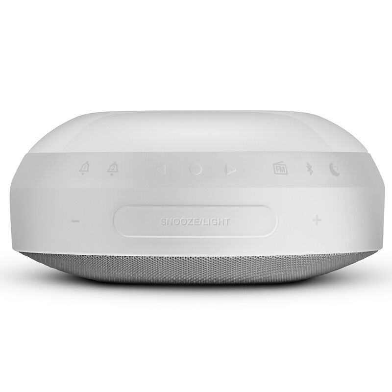 JBL HORIZON 2音乐地平线二代 桌面音箱 卧室迷你音响 蓝牙立体声多媒体音箱 带闹钟收音机充电 夜灯 灰色