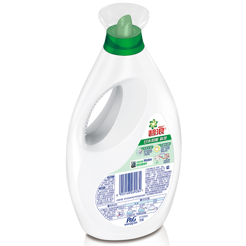 碧浪 Ariel 洗衣液 日本抑菌科技 清新 超低泡 2kg*6*1箱