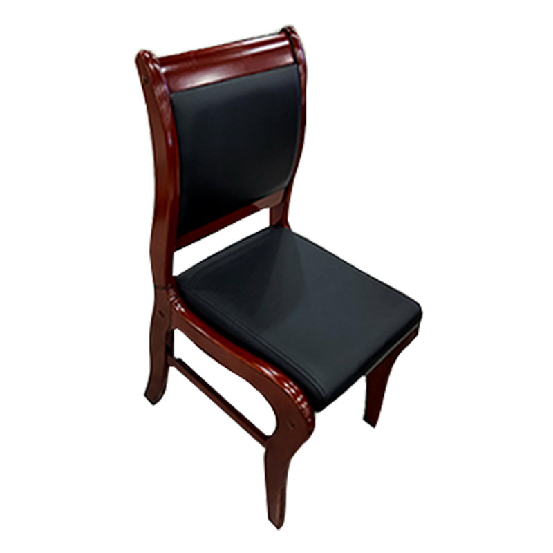 湘渭简约现代椅子办公椅会议椅实木靠背椅高清大图