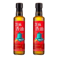 【经典2瓶装】海天天赐良谷 芝麻香油250ml 芝麻油香油 调味调料 无添加 芝麻香 火锅配料厨房炒菜调料