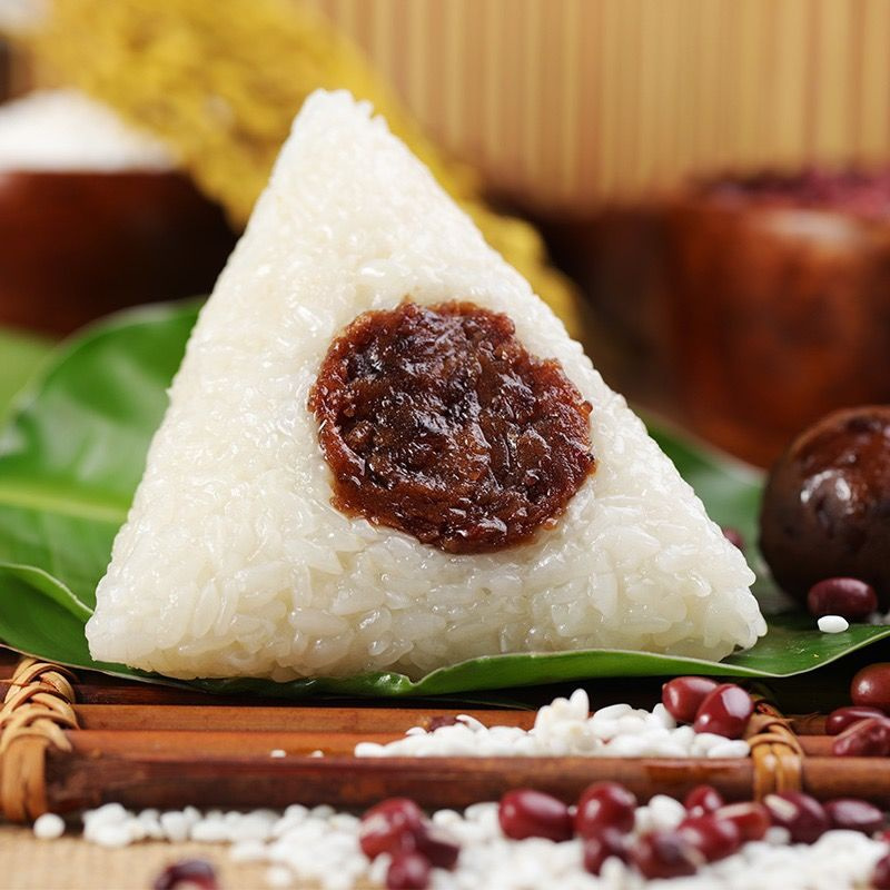 豆沙粽10只嘉兴粽子肉粽蛋黄肉粽大鲜肉粽豆沙蜜枣零食批发早餐