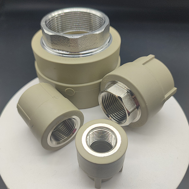 ppr热熔接水管配件内螺纹异径直接上水管阴内丝牙直通头管件63mm2寸