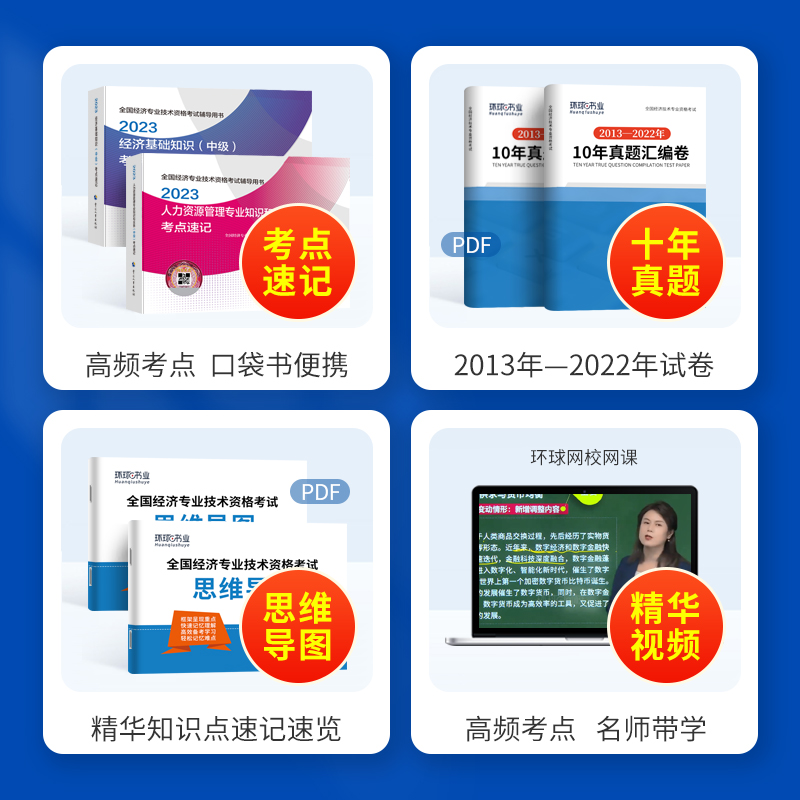 中级[基础+财税]考点速记 [正版]2023年初级中级经济师考试考点速记口袋书基础知识点人力资源金融专业工商管理财税人资高清大图