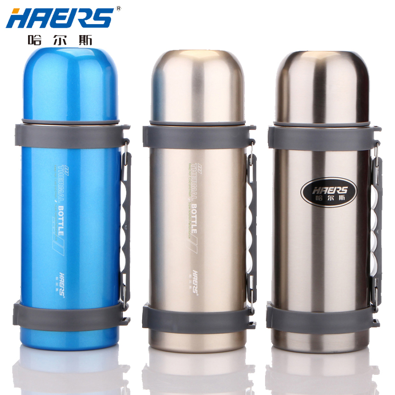 哈尔斯(HAERS)HY-1000W-2不锈钢J保温壶 1000ML家用保温瓶户外旅行壶保温壶