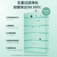 万和(Vanward) 12升燃气热水器 平衡式热水器可装浴室专用安全 天然气热水器 抑菌净浴 JSG24-310W12