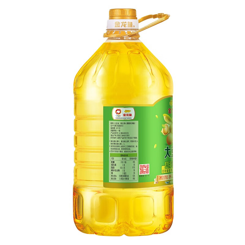 金龙鱼营养强化维生素A大豆油5L(非转基因)高清大图