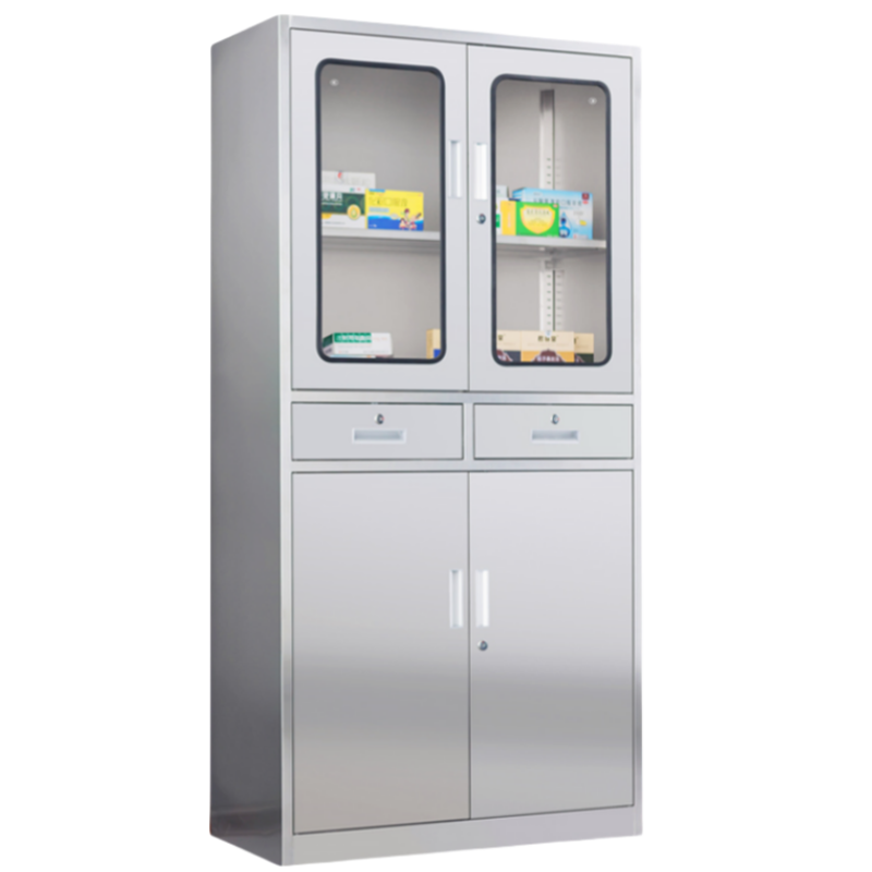 铭思达不锈钢药品柜中二斗台高清大图