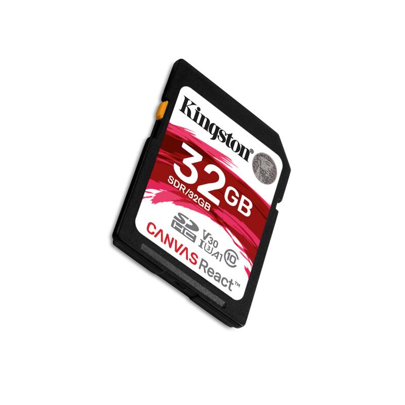 金士顿SDHC卡SDR 32G 存储卡相机内存卡U3支持4K读100M