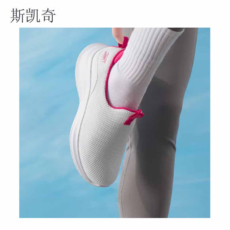 斯凯奇 女夏季透气运动鞋 117572/WHT-10 双高清大图
