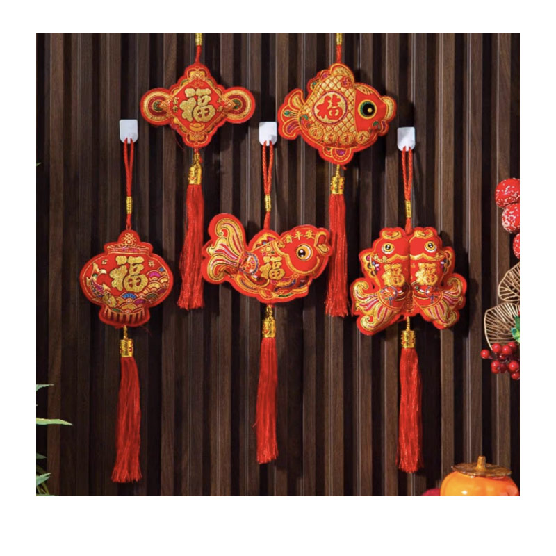 锦瑞星新年装饰小挂件J15/个高清大图