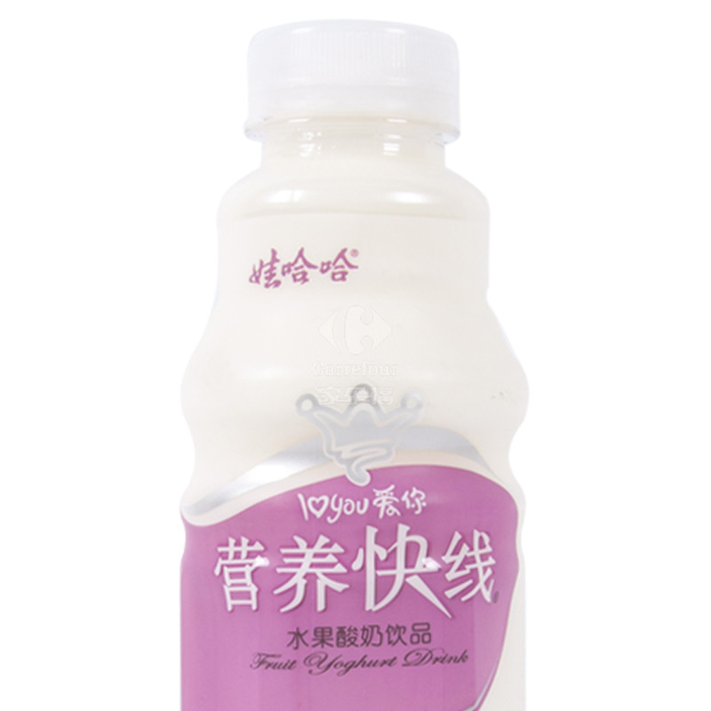 娃哈哈营养快线椰子味含乳饮料500g*15瓶幸福牵线整箱