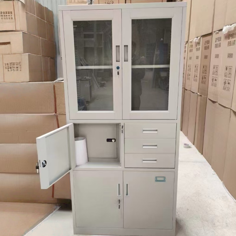 首指(SZ)文件柜/铁皮柜/偏三斗内保器械柜CX-W-011高清大图