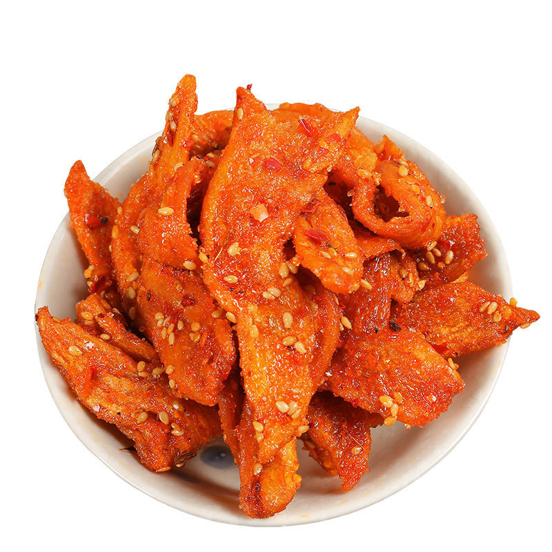 00蜜汁香辣酒鬼素鸡翅即食酥脆豆制品手撕豆皮香干甜