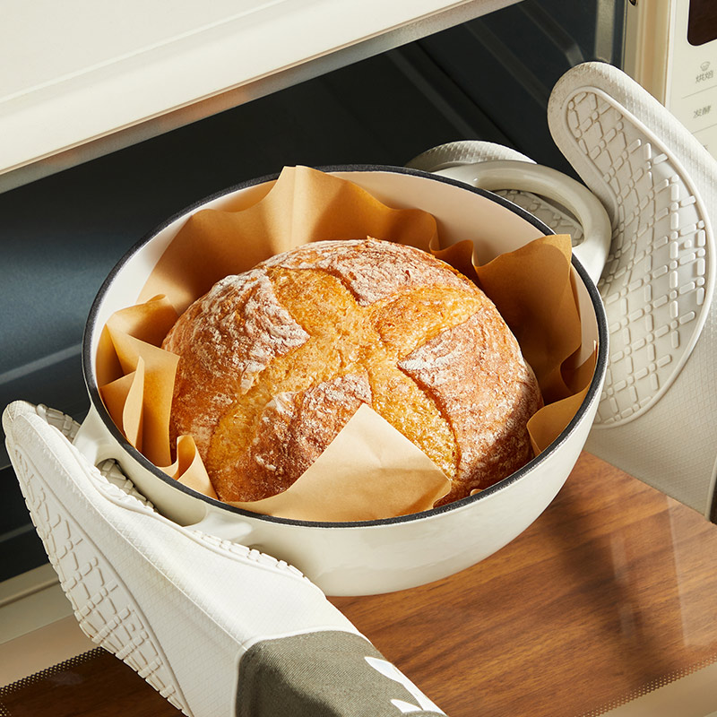 炊大皇(COOKER KING)玫瑰珐琅汤锅(白)TG22MGB(2.2L)高清大图