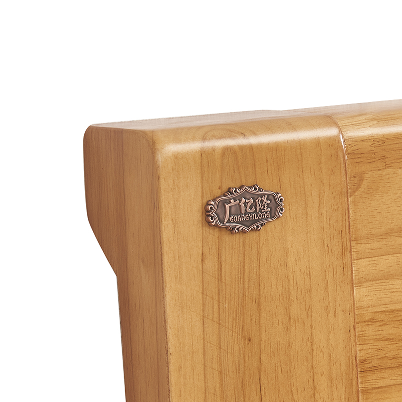 广亿隆实木床配床头柜(高清大图