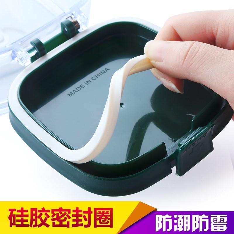 弹盖密封罐塑料瓶有盖大号方形保鲜玻璃瓶翻盖式透明收纳盒蜂蜜