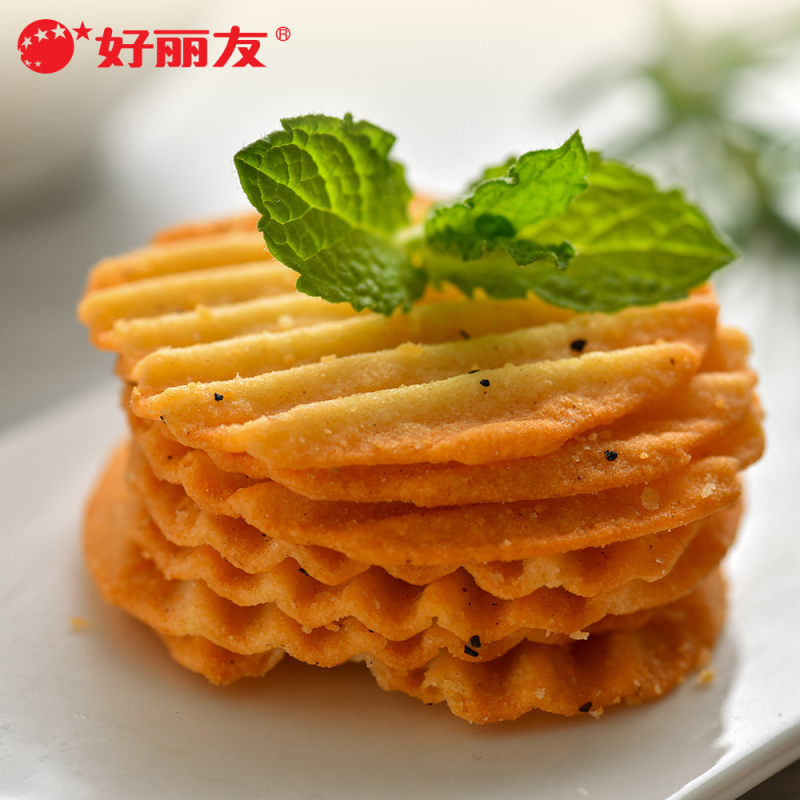 好丽友薯愿薯片四口味
