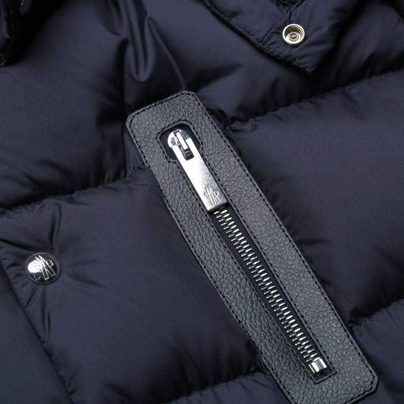 盟可睐蒙口moncler男士bauges黑标鹅绒连帽羽绒服夹克外套1a00164549