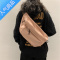 FENGHOU包包女帆布斜挎包 日系ins超火百搭大容量港风街头潮牌胸包男腰包腰包男