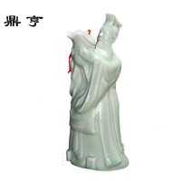 鼎亨爵杯陶瓷酒具套装 青瓷分酒器烈酒复古代酒樽中式小酒杯