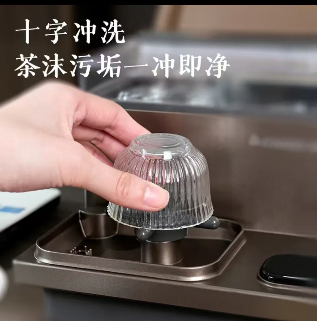 志高(CHIGO)全自动上水电热水壶 茶台烧水壶一体机 可洗杯高温蒸汽消毒会客泡茶专用电茶炉316L不锈钢JBL-C11高清大图