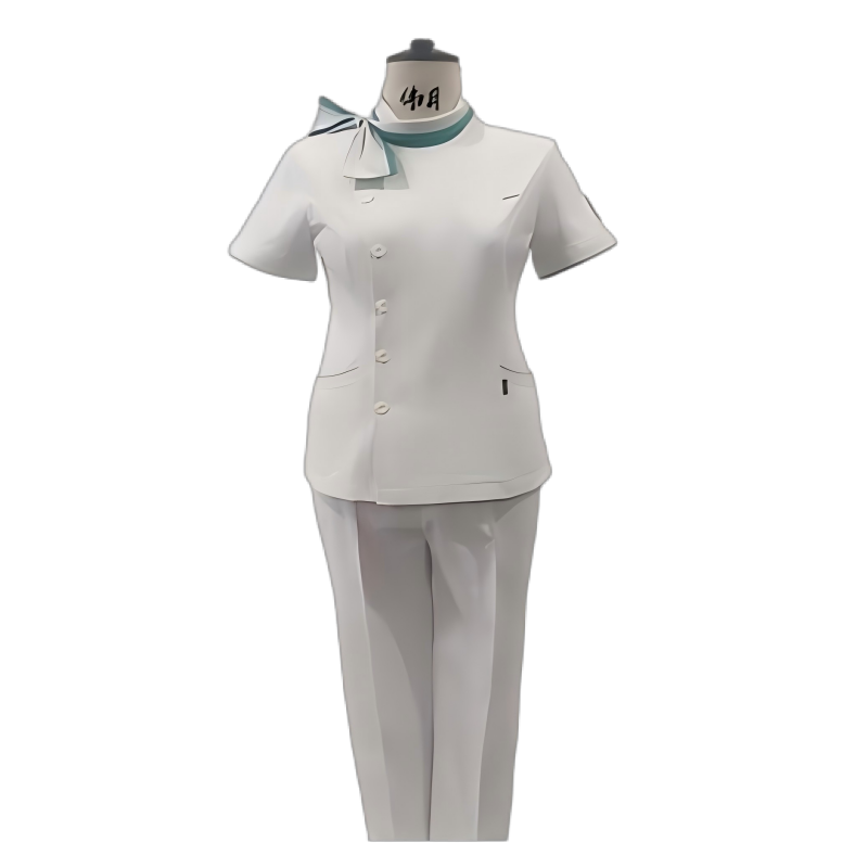 伟月护士服(夏)套装-领结款