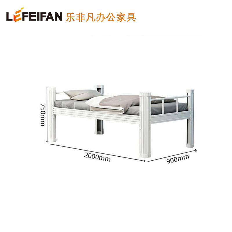 乐非凡办公家具 开口单层床 LFF-DCK001 张高清大图