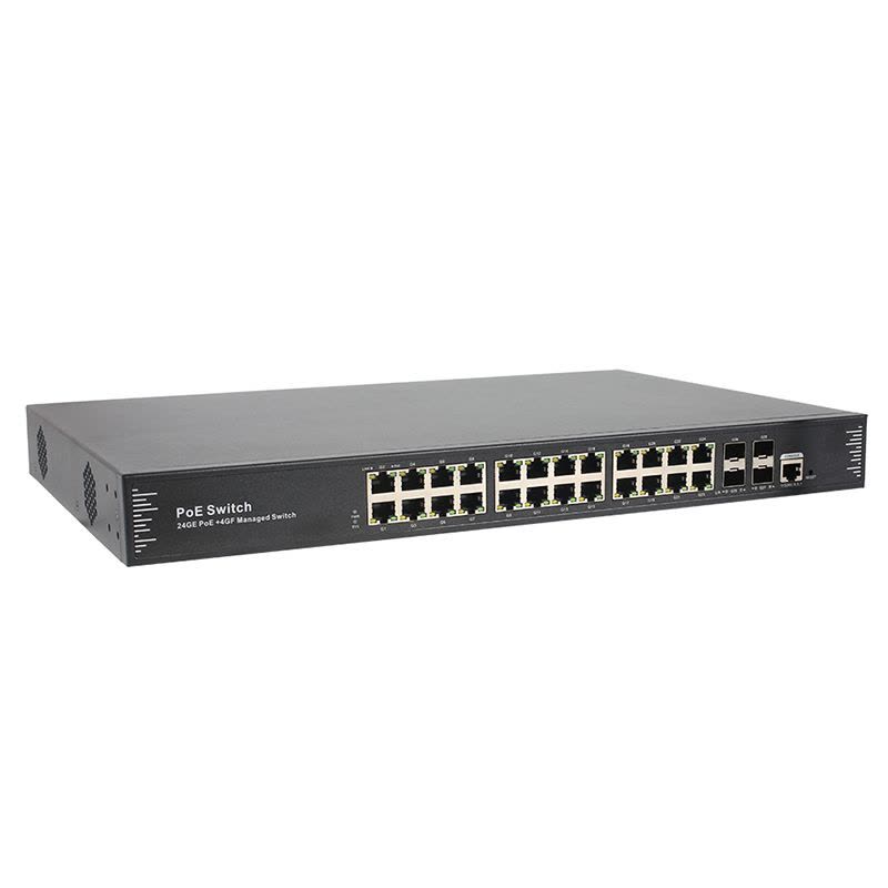 迪信光谱 安防监控交换机二层网管2千兆光口24电口支持POE OYD-S2124-2F-POE 台图片