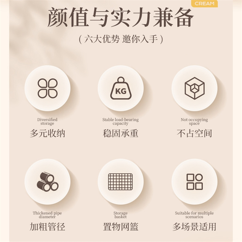 挂衣架卧室落地立式衣帽架可移动带轮小型房间挂包衣服架子置物架