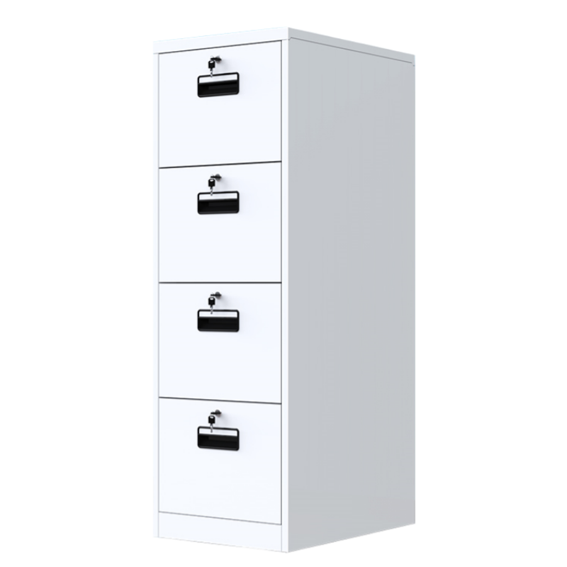 智叶舟钢制柜子四抽四锁460*620*1414mm台高清大图