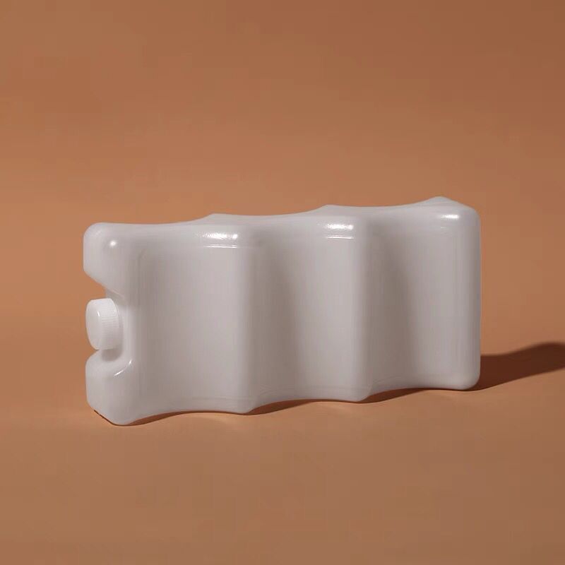 白色蓝冰盒1个[含冰晶粉需注水] 蓝冰冰盒母乳保鲜冷藏冰板冰袋冰块