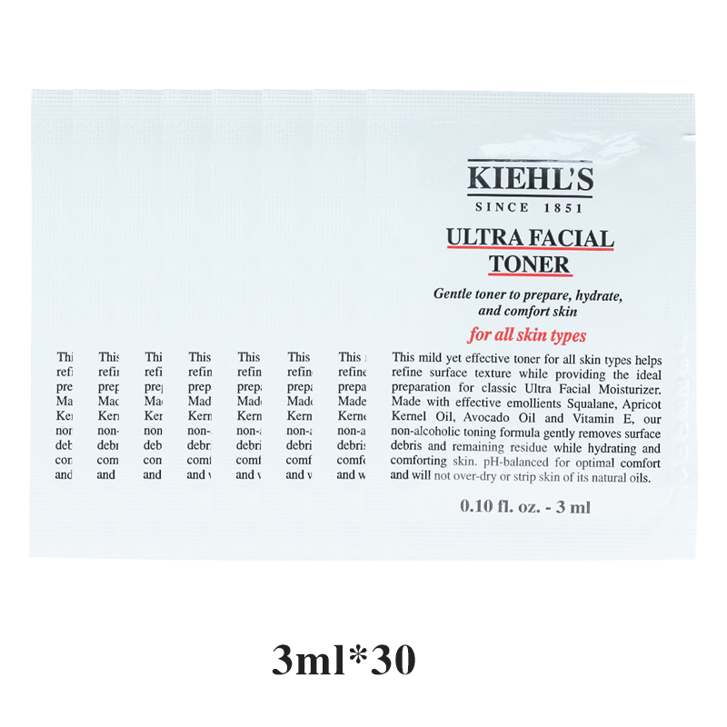 科颜氏Kiehl’s高保湿精华爽肤水3ml*30片