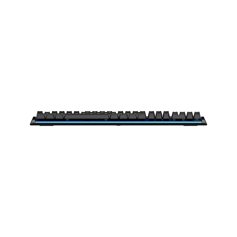 钛度taidu TKL309光导师电竞游戏键盘办公104键防水机械键盘背光 蓝色