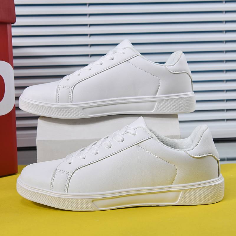 La Chessiers2026新款春秋透气运动休闲板鞋舒适轻便百搭潮鞋子男款厚底男鞋高清大图