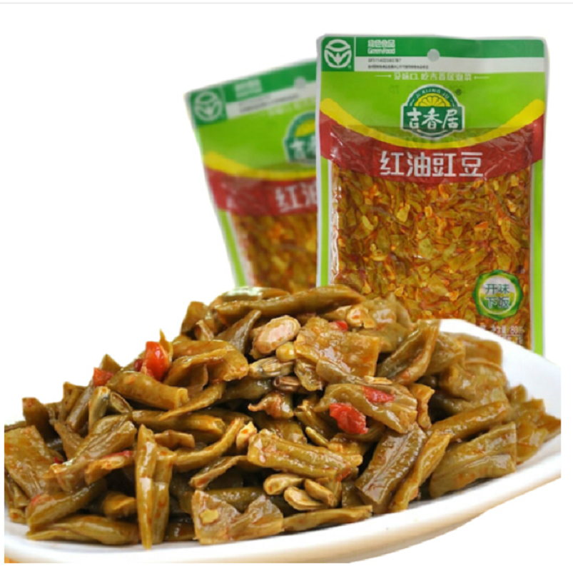 吉香居 红油豇豆 180G